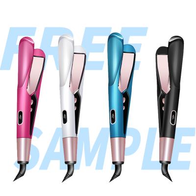 China Hot Selling LED Temperature Display Amazon Hairdressing Tools Hair Straighteners Hot Products Styling Tools Private Label Ceramic Hair Curlers Led for sale