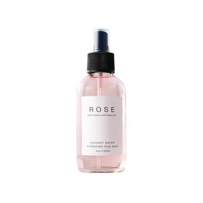 China Moisturizing 120ml Private Label Organic Hydration Rose Water For Face Moisturizer Natural Hydration Scent for sale