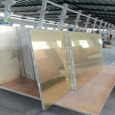 China Water Proof Fire Resistant Aluminum Honeycomb Panel Exterior Wall System Facade for sale