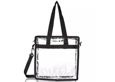 China La prenda impermeable reutilizable del PVC de los bolsos que hacían compras del hombro transparente recicló en venta