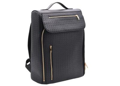 China Stylish New Design Custom PU Leather Mens Casual Outdoor Travel Laptop Business Backpack Te koop