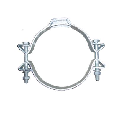 China Power Line Hot Dip Heavy Duty Stainless Steel Pipe Clamp Bracket With Galvanized for sale