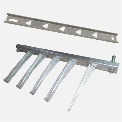 China High quality carbon steel data entry house works galvanized steel crossarm for pipe pole fitting for sale