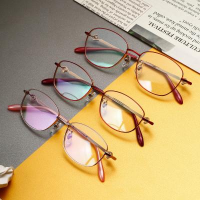 China Of Women High Quality Semi-titanium Radiation Protection Glass Occhiali Glasses Optical Frame for sale