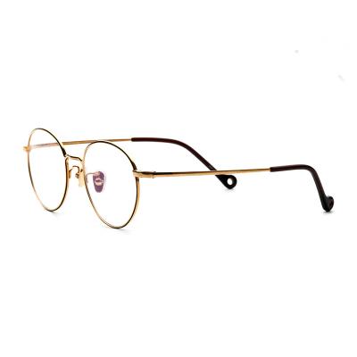 China For Ready Stock Manufacturer Wholesale Price Trendy Optical Titanium Frame Custom Titanium Eyewear for sale