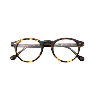 China Classic Lady Gentleman Acetate Eye Glass Glasses Frames Popular Factory Show for sale