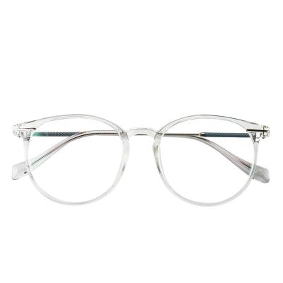 China For High Quality Modern Blue Optical Glasses Metal Frame Tr90 Glasses Anti Eyewear for sale