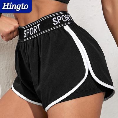 China High Quality Breathable Solid Color Workout Running Sports Shorts Short Gym Yoga Leggings With Custom Logo for sale