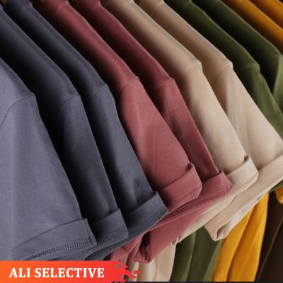 China MT2006 Anti-Wrinkle OEM High Quality Low Cotton Plain Custom Blank Women's T-shirts 100% Mens T-shirts MOQ 230 plus size T-shirts for sale