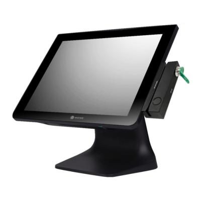 China 15 Inch Screen Dual POS System Windows For Retail Sales With Customer Display 500G HDD & 32G/64G/128G TRANSITORIZED DISK for sale