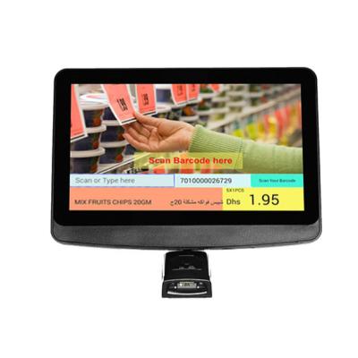 China Supermarket Price Checker With 2D Fast Scanner 32G / 64G / 128G SSD for sale