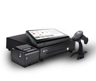 China All in one table pos system with payment solution 11.6 inch HD scanner /printer for sale