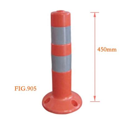 China Flexible Reflective Rubber Highway Safety Traffic Safety PU Bollard Warning Post for sale