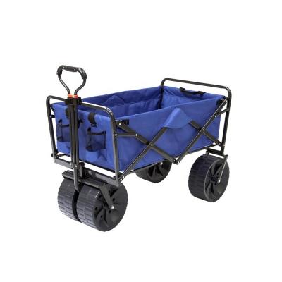 China Durable Sturdy Compact Foldable Beach Cart for sale