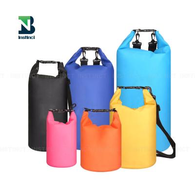 China INSTINCT 100% Waterproof Custom Proof Logo Boating Hiking Kayak Water Portable Camping Dry Bag Floating Backpack 20l for sale