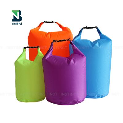 China 100% INSTINCT Wholesale 5L 10L 15L 20L Waterproof Floating Boating Fishing 210T Taffeta Swimming Ocean Pack Waterproof Dry Bag for sale