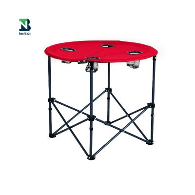 China Modern Instinct Picnic Travel Fabric Top Outdoor Camping Foldable Dining Table, Easy to Carry, Oxford Folding Table for sale