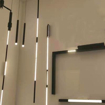 China New Restaurant Home Office Hotel Magnet Led Profile For Track Light Magnetic Track With Spot Light Grill Light for sale