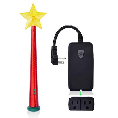 China 2019 Wireless Remote ABS Holiday Light Outlet Use A Whimsical And Fun Way To Turn On Your Festival Lights for sale