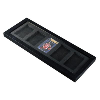 China Rated Cards Show Wholesale 5 Sports Wall Mount Trade Rated Cards Baseball Card Display Case for sale