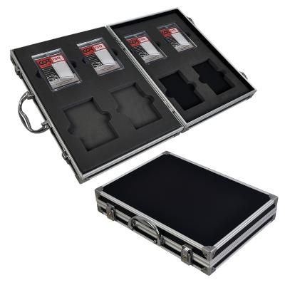 China Weather Proof Case For Baseball Cards Wholesale Weather Proof For Baseball Cards Rated Sports Card Storage Box Case Aluminum Sports Card Safe for sale