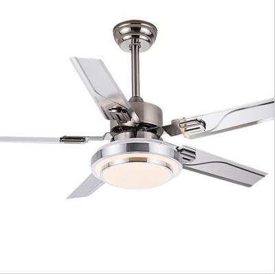 중국 With Light Decorative Home Led Ceiling Lights Modern Stainless Steel Fans 220V Ceiling Fan With Led Light 판매용