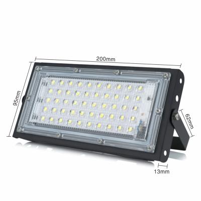 China 50 Watt High Quality LANDSCAPE Ip65 Street Light Road Lamp Waterproof Solar Dusk Dawn Garden Led Flood Light Lights AC 220v 230v 240v for sale