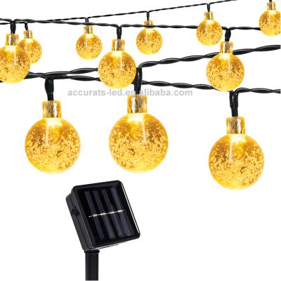 China Aotumatically On/Off Switch When Night Garden Yard Light Outdoor Decoration / Christmas Day Solar Holiday Led Ball Christmas Colorful Light Solar Powered Lighting Party Te koop