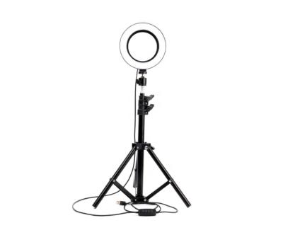 China China Manufacturer Wholesale LED Selfie Ring Light with Flexible Mobile Phone Holder 360 Rotation for Live Stream Makeup Video en venta