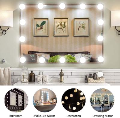 중국 Modern LED Light Bulbs Vanity Mirror Lights 6 10 14Bulbs Hollywood Vanity Bulb Lamp Makeup Mirror Lamp 판매용