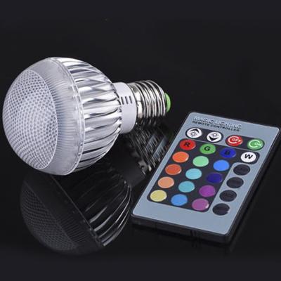 Κίνα AOE-MHDA-RGBWW-107 LED RGB Bulb E27 3W 5W 7W 9W 12W AC 85-265V RGB Led Lamp With Remote Control Multiple Color Led RGB Lamp προς πώληση