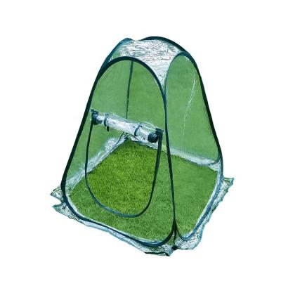 China Easily Assembled Pop Up Instant Garden Plant Greenhouse With Clear PVC Screen Cover for sale