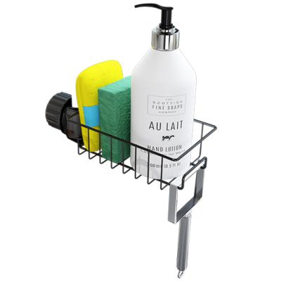 China Metal Viable Hot Sale Adjustable Kitchen Drain Rack Sink Faucet Shelf Storage Rack for sale