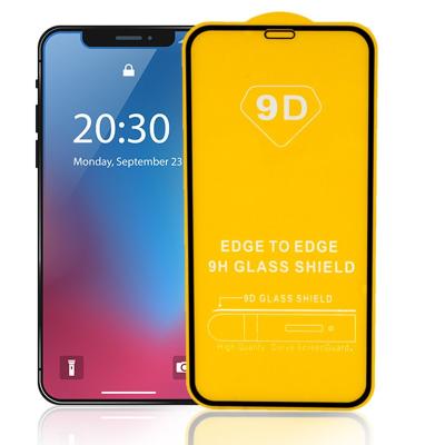 China Easy Install Wholesale 0.33 Thickness AB Glue Micas Vidrio Para Celular 9D Full Cover Mood Glass Screen Protector For SAMSUNG GALAX for sale