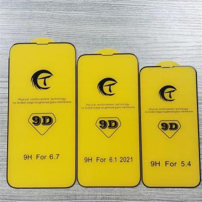 China High Hd Hardness 9h Shockproof Full Cover 9d Transparent Mobile Phone Anti-Explosion for sale