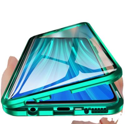 China Fashionable Magnetic 360 Tempered Glass Telefoon Hoesjes Telefon Anti-drop New Cell Phone Case For Samsung S20+ S20 Ultra A51 A71 for sale