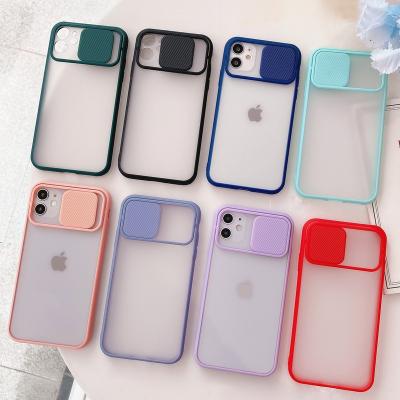 China Wholesale Shockproof Shockproof Slide Camera Lens Protector Clear Cell Phone Case For iPhone 13 pro 7 8 plus XR XS 11 12 pro Max Fundas for sale