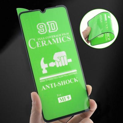 China New 99% Full Glue Clear Soft Ceramic Film For Iphone 7 8 plus pro 13 mini 9D PET Tempered Glass Screen Protector for sale