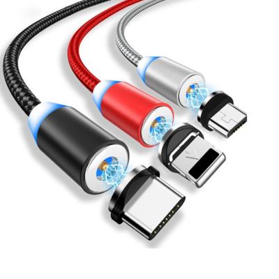 China Durable Magnetic Charging Cable Type C Magnetic Cable For Samsung Xiaomi Mobile Phone Charger Micro USB Magnet Cable For Iphone for sale