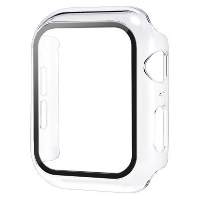 China Fanshion 3D Full Coverage Watch Case Screen Glass Protector For Watch Series 1 2 3 4 5 6 Se Cases For 38 40 42 44mm Cover for sale