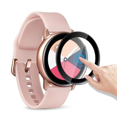 China Anti-Fingerprint Screen Protectors Film Soft For Samsung Galaxy Watch 2 40mm 44mm Full Cover Active Curved Edge Protective Scratch Resistant for sale