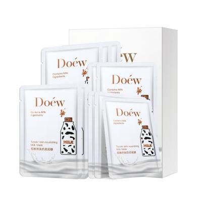 China 10pcs Nourishing Milk Whitening Deep Filling Oil-control Moisturizing Facial Sheet Mask Brighten Skin Tony Moly Milk Facial Mask for sale