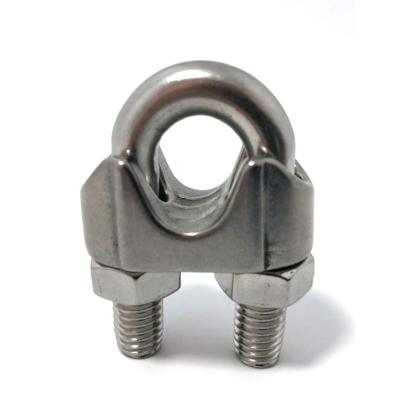 China Stainless Steel 304 Stainless Steel Wire Rope Clip For Cable Use for sale