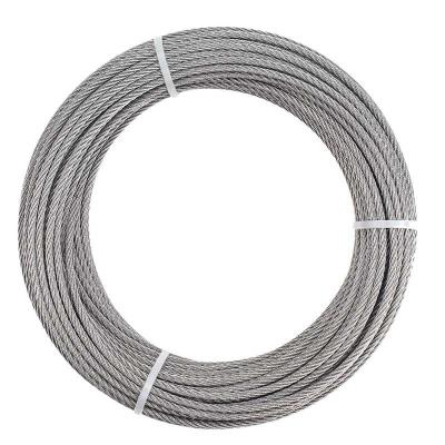 China Construction Stainless Steel Wire Rope Galvanized Steel Wire Rope 6mm Steel Wire Rope for sale