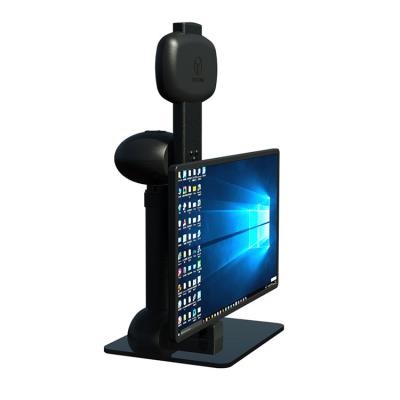 China (Size) Cheapest Wholesale Adjustable Ergonomic Rotation Bracket for Monitor and Laptop Stand Table Mount for sale