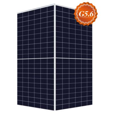 China 600w Hoisted Jinko Solar Panel / Half Bifacial Cells With PERC Mono Crystalline Cells For Solar Power System 210mmx210mm for sale