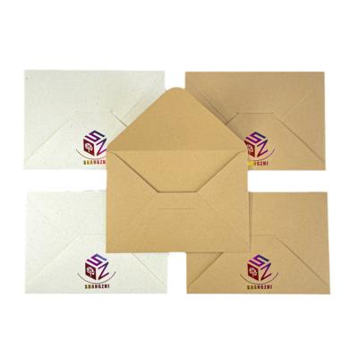 China Business Envelope Business Invitation High Quality Luxury Hot Envelope Gold Texture Paper Printing Customized Logo for sale