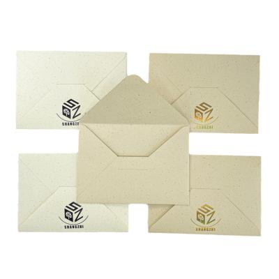 China Eco-friendly Logo Gold Foil Gift Specialty Business Paper Envelope Custom Order Gift Envelope For Card Packaging for sale