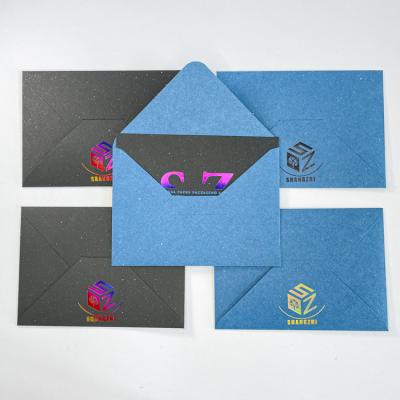 China Custom Gift Wrap Cardboard Wrapping Gift Paper Envelope Pocket Envelope Paper Card Sleeve for sale