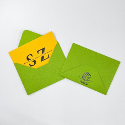 China Custom Luxury Colorful Paper Enxelope Gift Wrap Envelopes Gift Voucher Invitation With Logo for sale